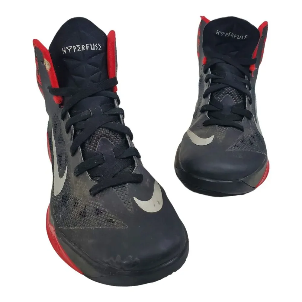 NIKE Shoes ZOOM HYPERFUSE 2013 Mens Size 8.5 Black Basketball Sneaker 615896-001